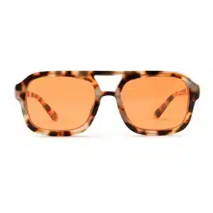 Lentes de Sol - Corsa - Demi Marrón- Lente mandarina